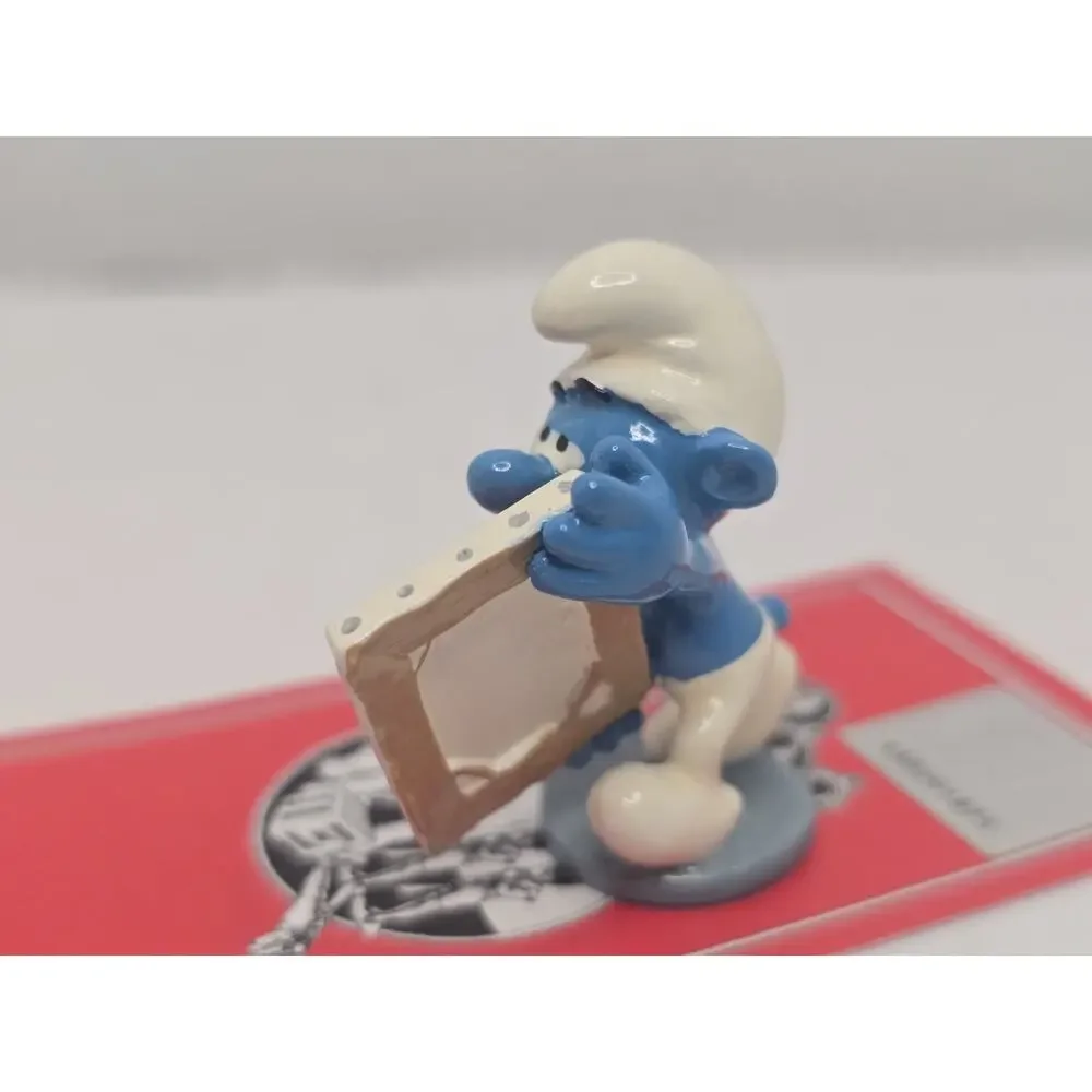 Pixi Mini, Smurf with Picture Of Smurfette in Box with numbered COA from France